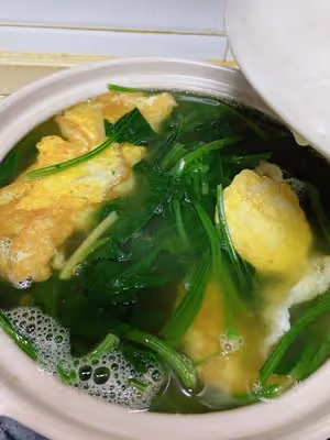 菠菜雞蛋湯