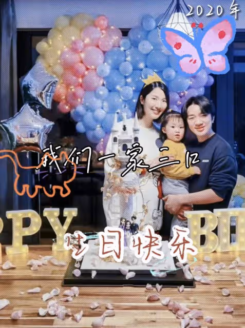 王祖藍夫婦為女兒舉辦生日派對，4歲姐姐和2歲妹妹繼承媽媽高顏值