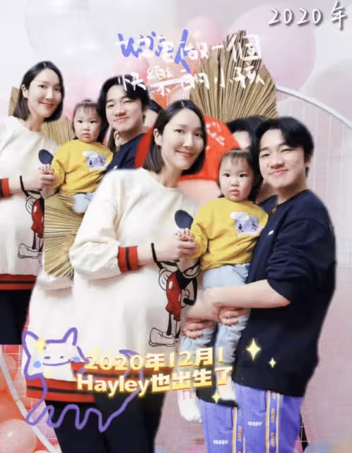 王祖藍夫婦為女兒舉辦生日派對，4歲姐姐和2歲妹妹繼承媽媽高顏值
