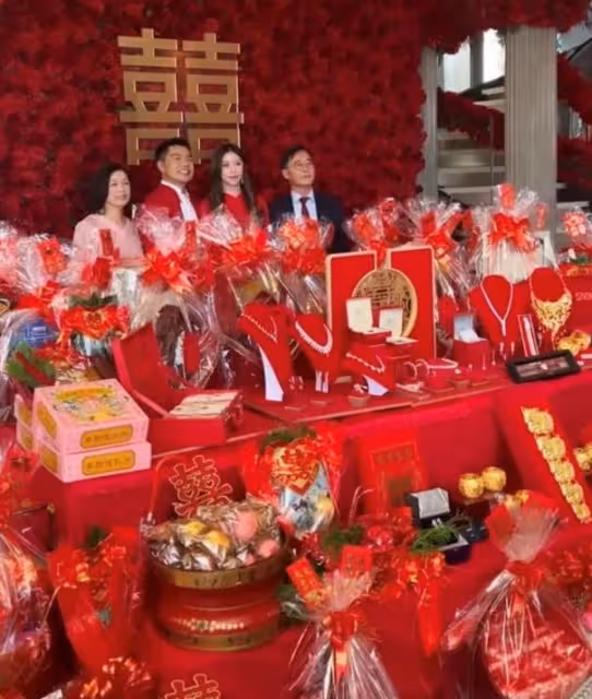億萬豪門聯姻！江鈺琪和郭浩泉舉行世紀婚禮，何猷亨表現搶鏡