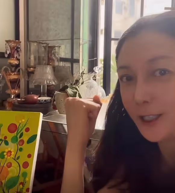 吳綺莉學畫畫心情大好，有望與女兒吳卓林實現團聚
