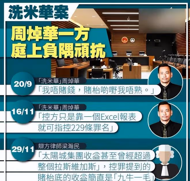 洗米華拒不認罪，無罪釋放可能性極大，自信應對最終宣判