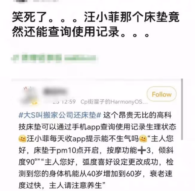 廠商確定大S歸還的是假床墊，銷毀的假床墊價值僅2萬元