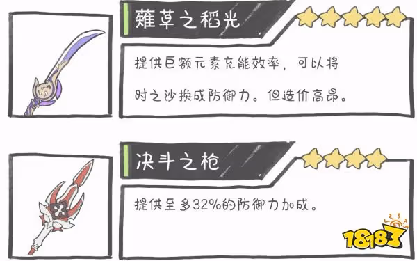 原神雲堇用什麼武器好 雲堇四星五星武器推薦