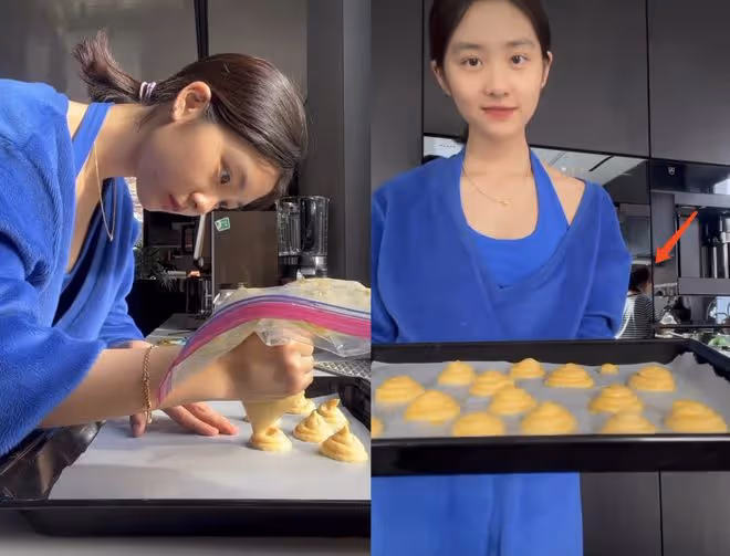 多多為9歲妹妹做泡芙慶生,繼承媽媽孫莉高顏值,穿搭成熟惹爭議