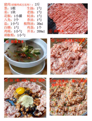 鮮肉餛飩 餛飩皮 餛飩湯底（附6種包法）