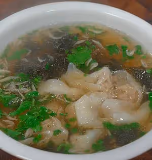 鮮肉餛飩 餛飩皮 餛飩湯底（附6種包法）