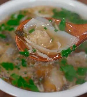 鮮肉餛飩 餛飩皮 餛飩湯底（附6種包法）