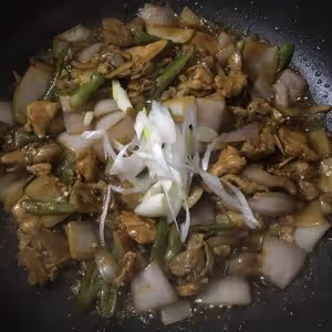 洋蔥蚝油雞片