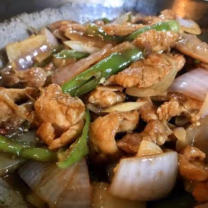 洋蔥蚝油雞片