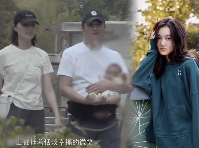 李亞鵬全家新冠康復，海哈金喜曬一家三口互動照，女兒越來越漂亮