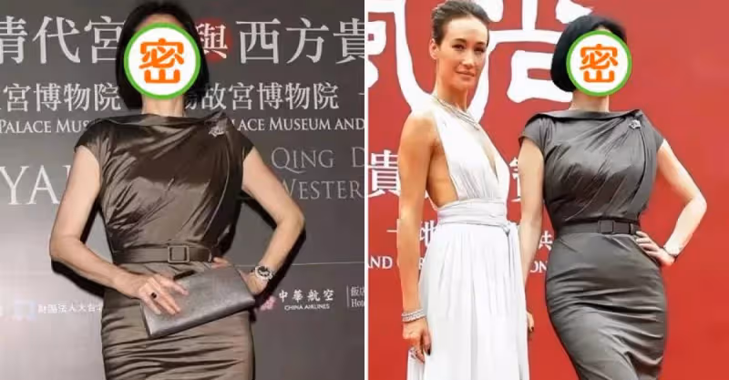 林青霞完全不像68歲！穿裹身魚尾裙雍容大氣，身材婀娜多姿，同台超模氣質更勝一籌