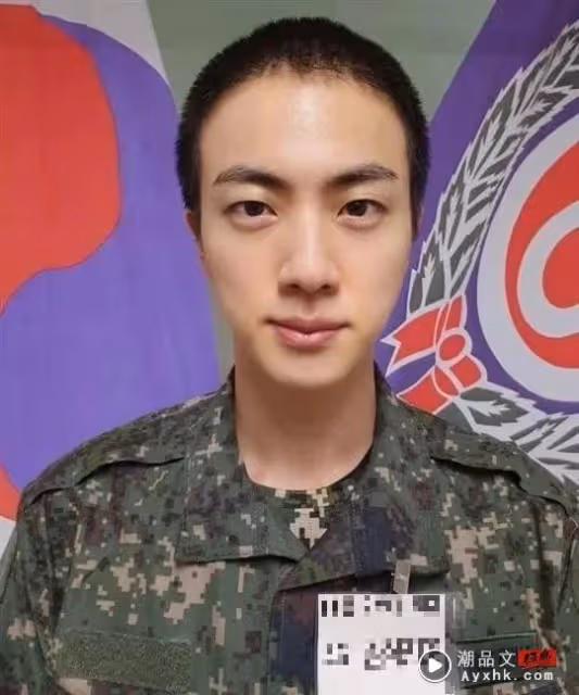 顏值太高！防彈BTS首入伍Jin新訓「軍裝平頭證照」曝光英挺帥氣不減