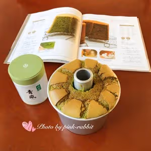 🍵 抹茶戚風.淺井加高中空12cm14cm17cm by pink-rabbit