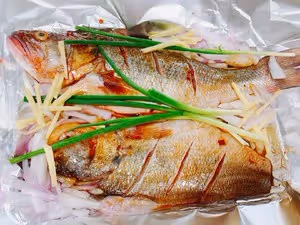 很香的孜然烤魚（烤箱版）
