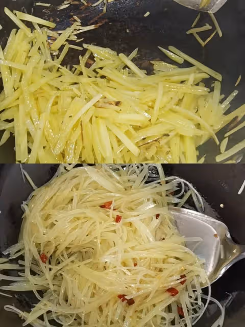 你炒的土豆絲和別人炒的土豆絲