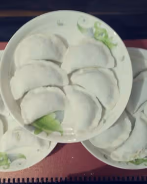 過敏娃的無麩質大米餃子