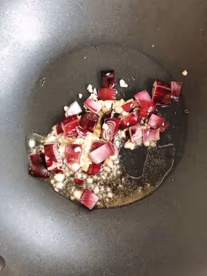杏鮑菇炒肥牛肉片