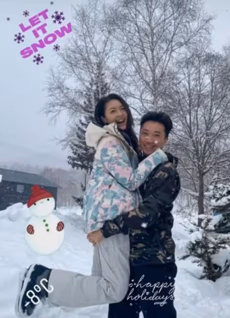 富貴!35歲港姐與十億男友享受奢華晚宴,其曾多次被指背女友偷食