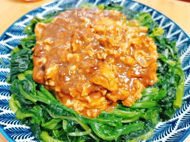 蛋醬菠菜