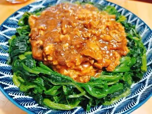 蛋醬菠菜