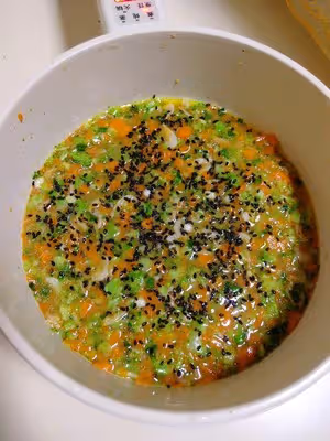 減脂餐40西藍花胡蘿蔔粗糧餅