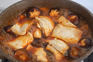 香菇燜豆腐（比肉還好吃）