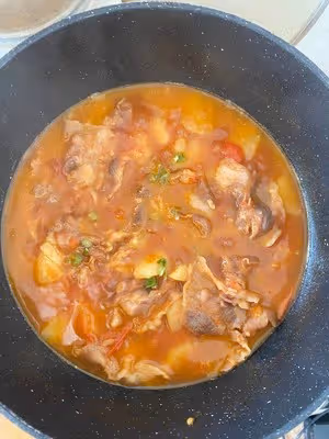 番茄土豆肥牛卷