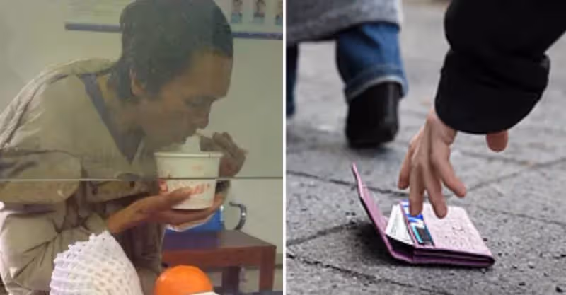 拾金不昧！餓了兩天的流浪漢，撿到8800元現金分文不動，堅持上交警官，網友：人在流浪，心在天堂