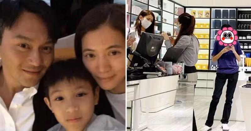 袁詠儀16歲兒子長大了！大長腿搶鏡似模特，陪媽媽逛街耐心十足：簡直就是小暖男