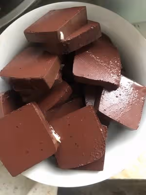 營養補血的豬血炒白菜