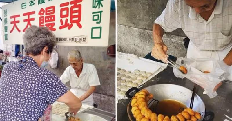 94歲阿公帶病出攤，賣饅頭超60年，堅持5元不漲價，病重仍惦念，孝孫誓要繼承攤位：終安心合眼