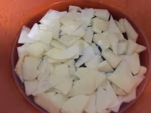 媽媽的味道，土豆片炒柿子椒