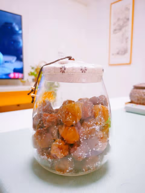 梅子干（用泡完梅子酒後的梅子做梅子干）
