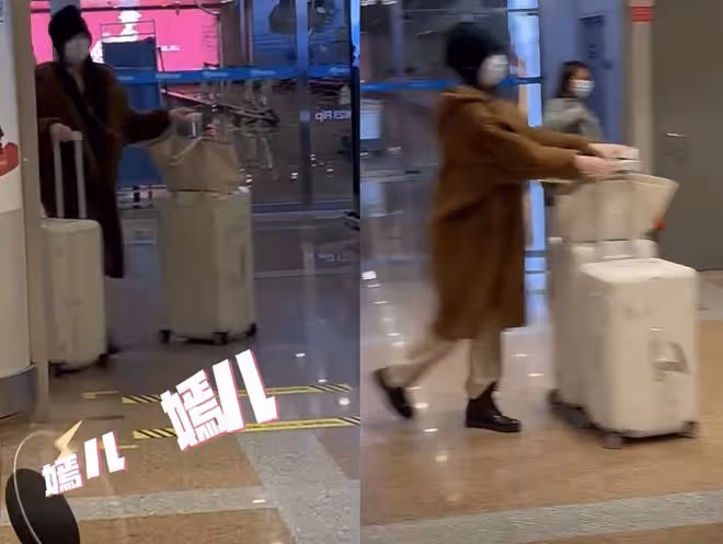 16歲李嫣寒假回國，李亞鵬分享接機視頻，感慨女兒怎麼這麼好看