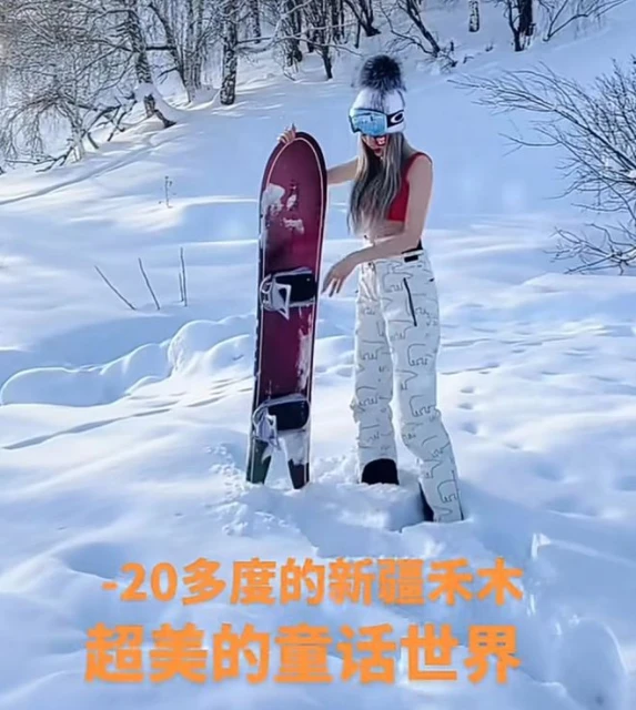 陳浩民一家陽康後新疆滑雪,妻子零下20度穿背心,雪地撒歡不怕冷