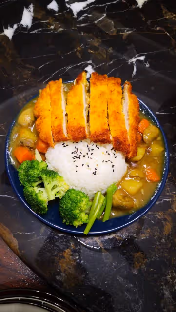 咖喱豬排飯