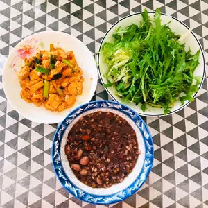 蔥燒凍豆腐