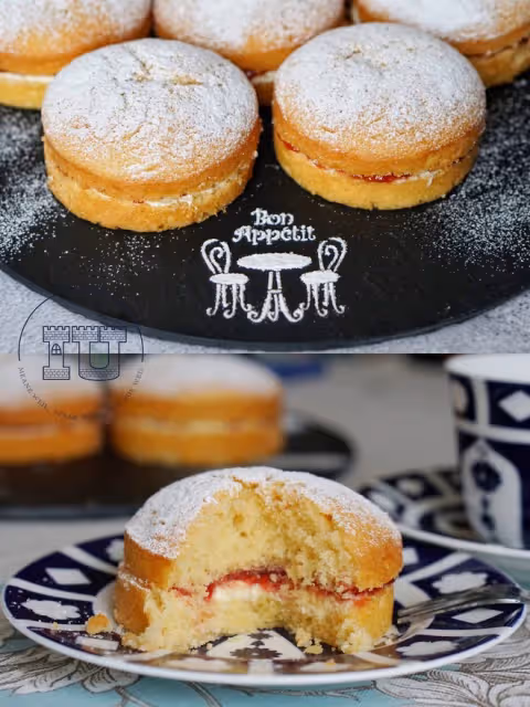 【唐頓莊園食譜】迷你維多利亞三明治