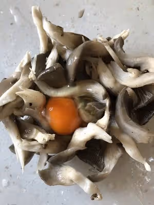 簡單的炸平菇蘑菇（空氣炸鍋）