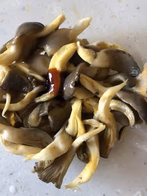 簡單的炸平菇蘑菇（空氣炸鍋）