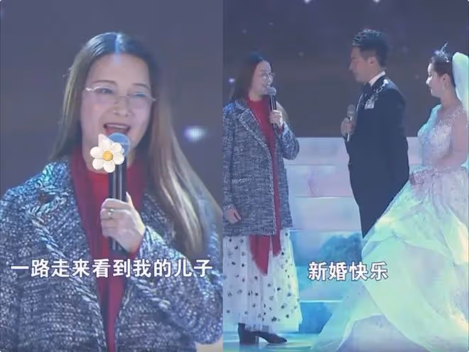李小璐帶甜馨參加聚會，其父母也罕見出鏡，66歲張偉欣慈祥優雅