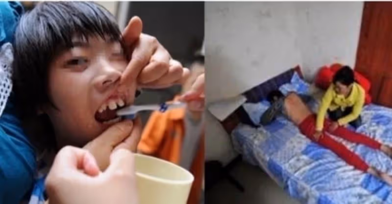 媽媽給智障女兒買了孤兒丈夫，兩人誤打誤撞懷上寶寶，生孩子時丈夫讓眾人都嚇傻了..