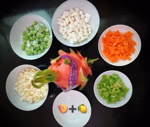 🔥火龍果炒飯｜家常版寶寶👶也能吃