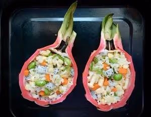 🔥火龍果炒飯｜家常版寶寶👶也能吃
