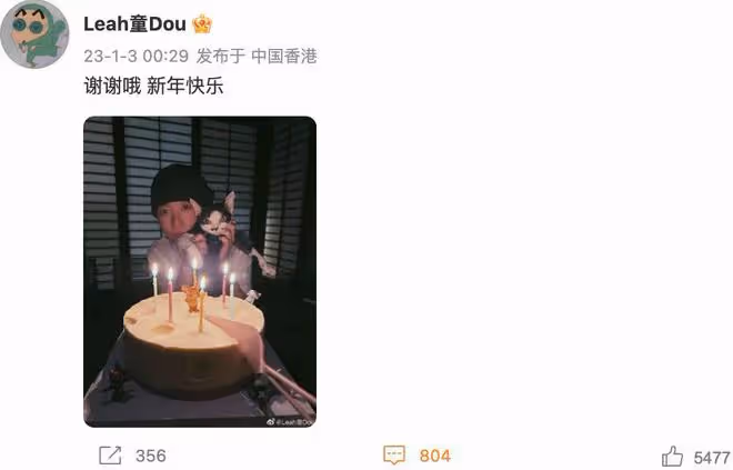 王菲女兒竇靖童曬照慶26歲生日,抱貓咪溫馨合影,形單影隻顯孤單