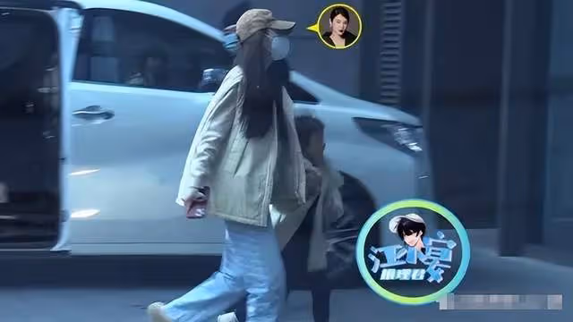 張雨綺攜小男友接孩子,5歲龍鳳胎女兒性格活潑,准繼父幫拎書包