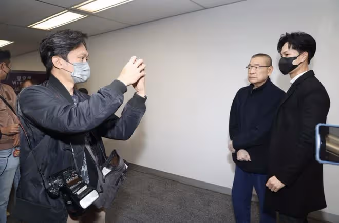 劉鑾雄開記者會否認與呂麗君復合,再次澄清關之琳桌球事件