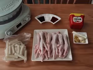 韓式雞爪煮年糕