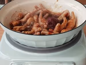 韓式雞爪煮年糕